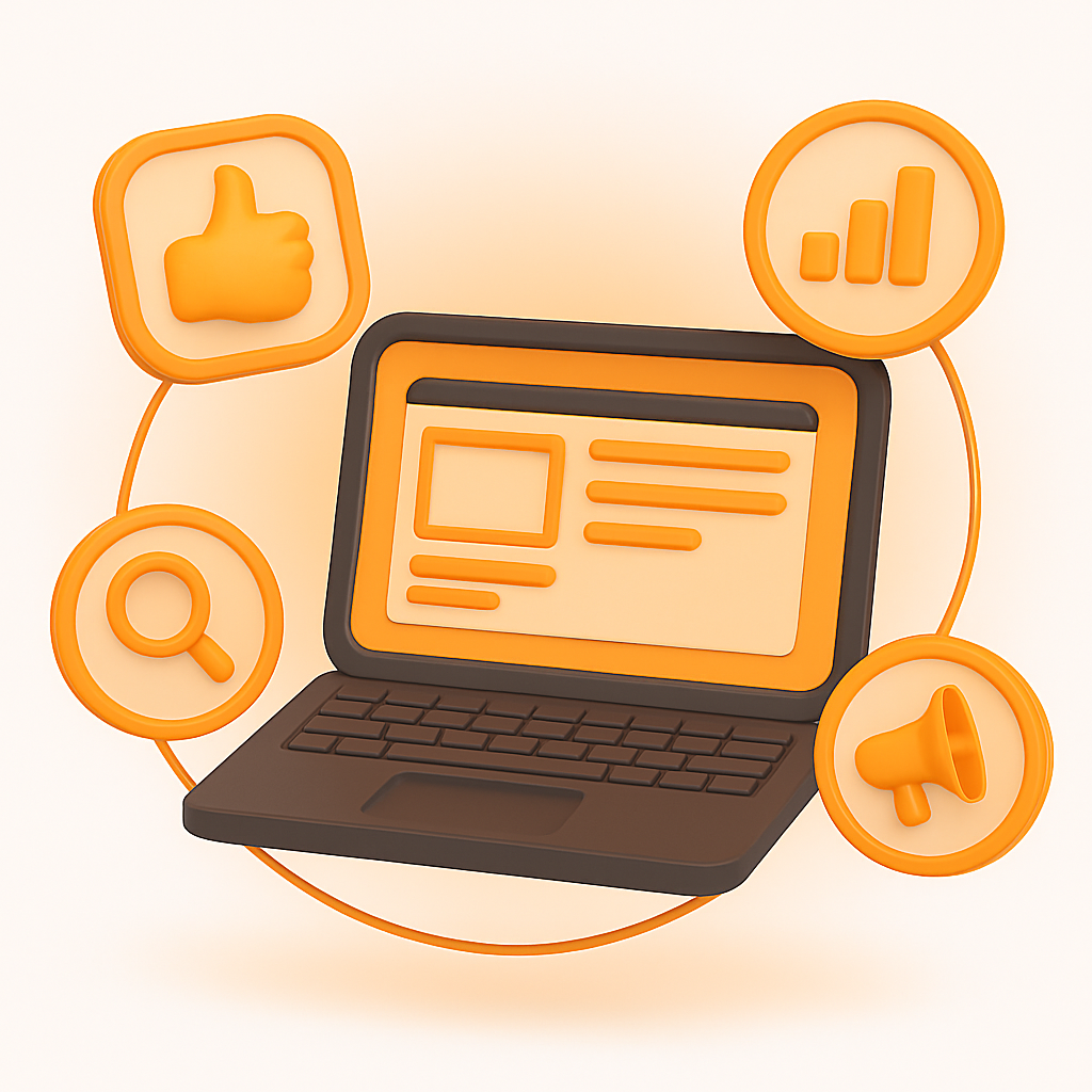 Illustration site internet